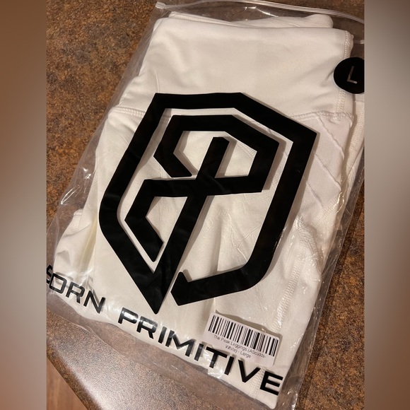 Born Primitive Peak Leggings L M white weightlifting CrossFit mesh - Picture 7 of 11